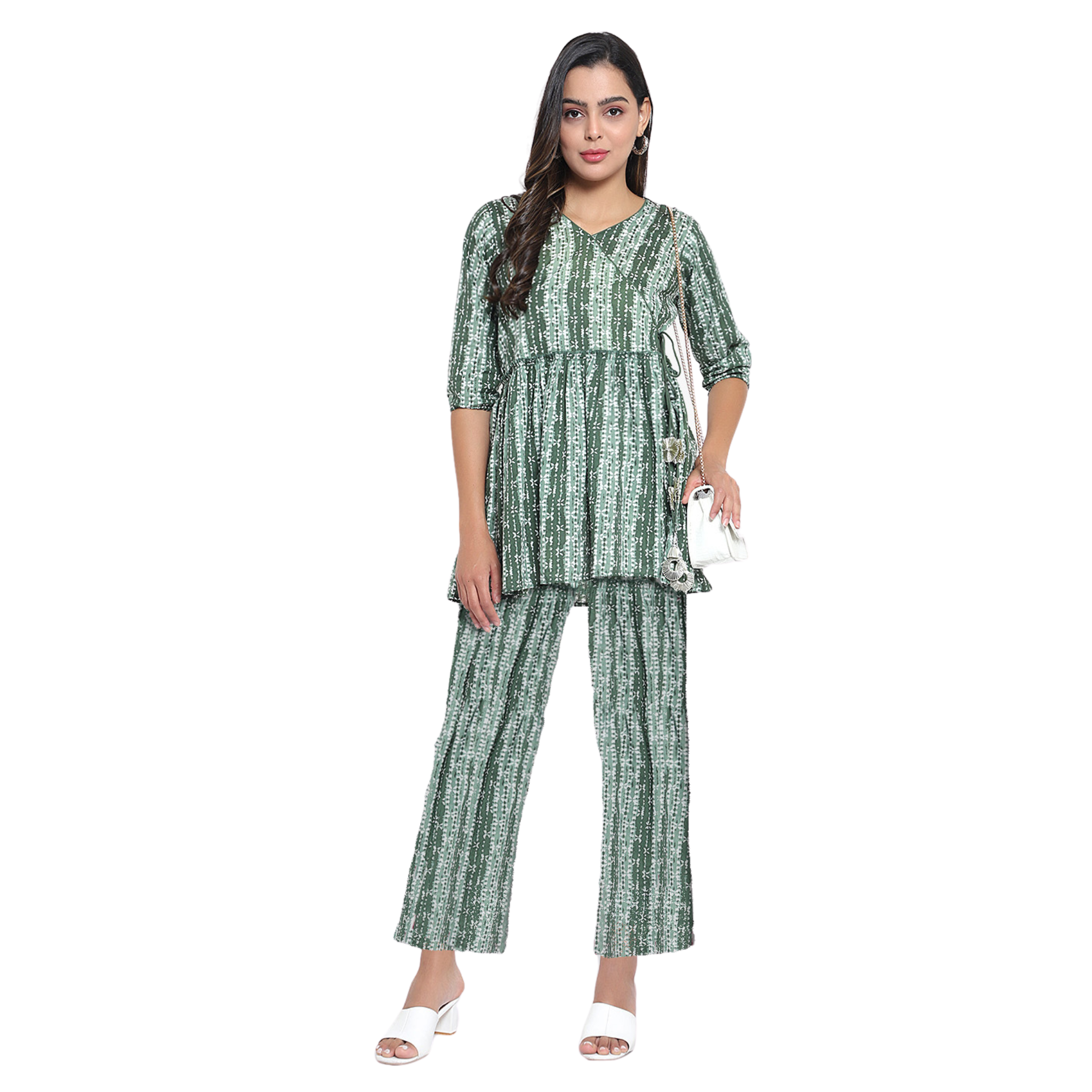 Green Hand Block Co-Ord Set