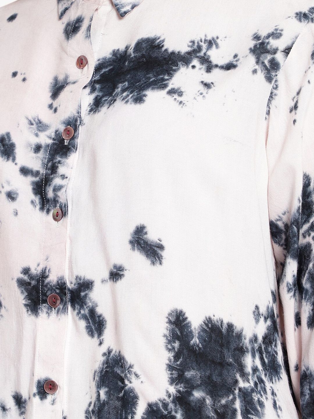 Black and White Tie Dye Shirt — view 2