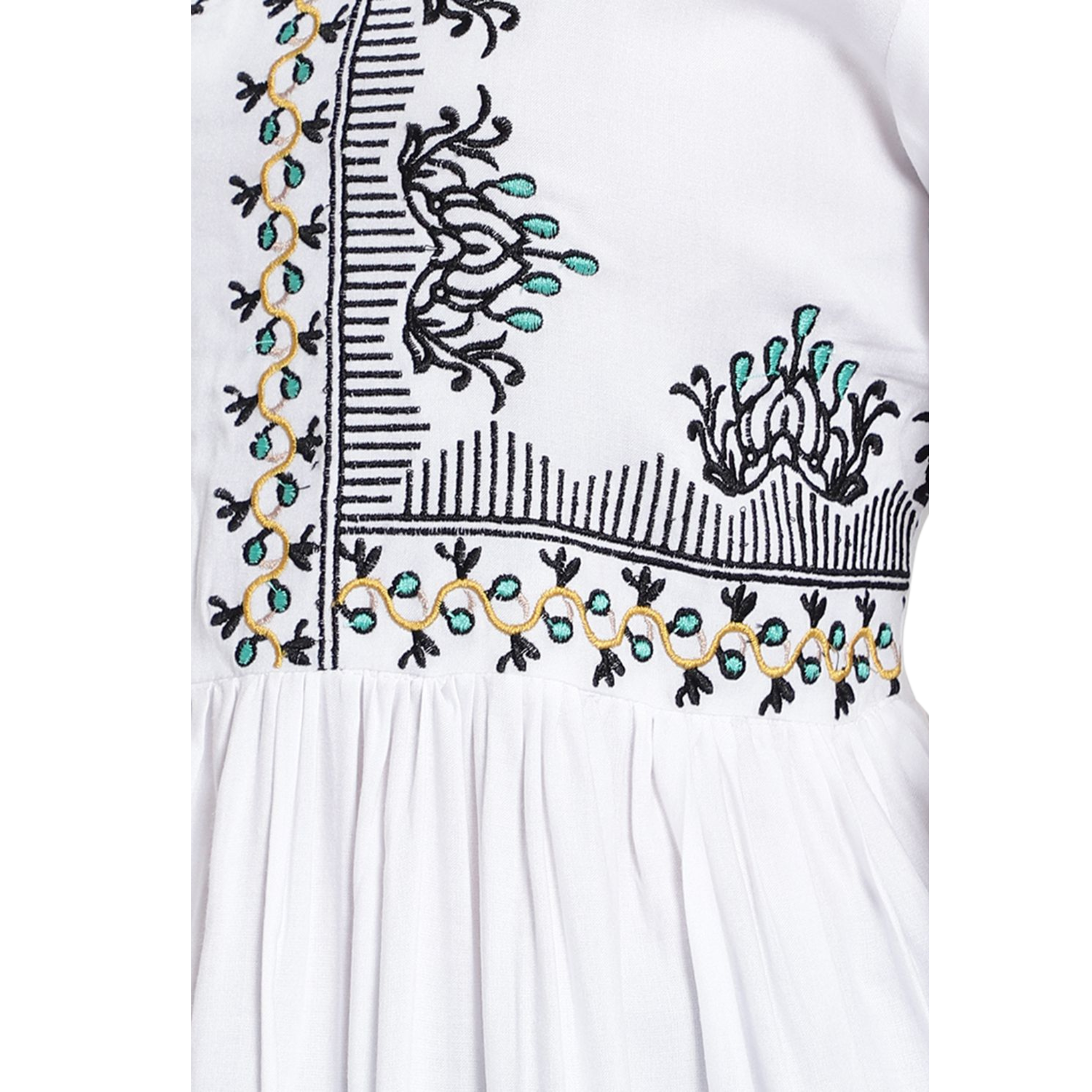 White Embroidered Tunic