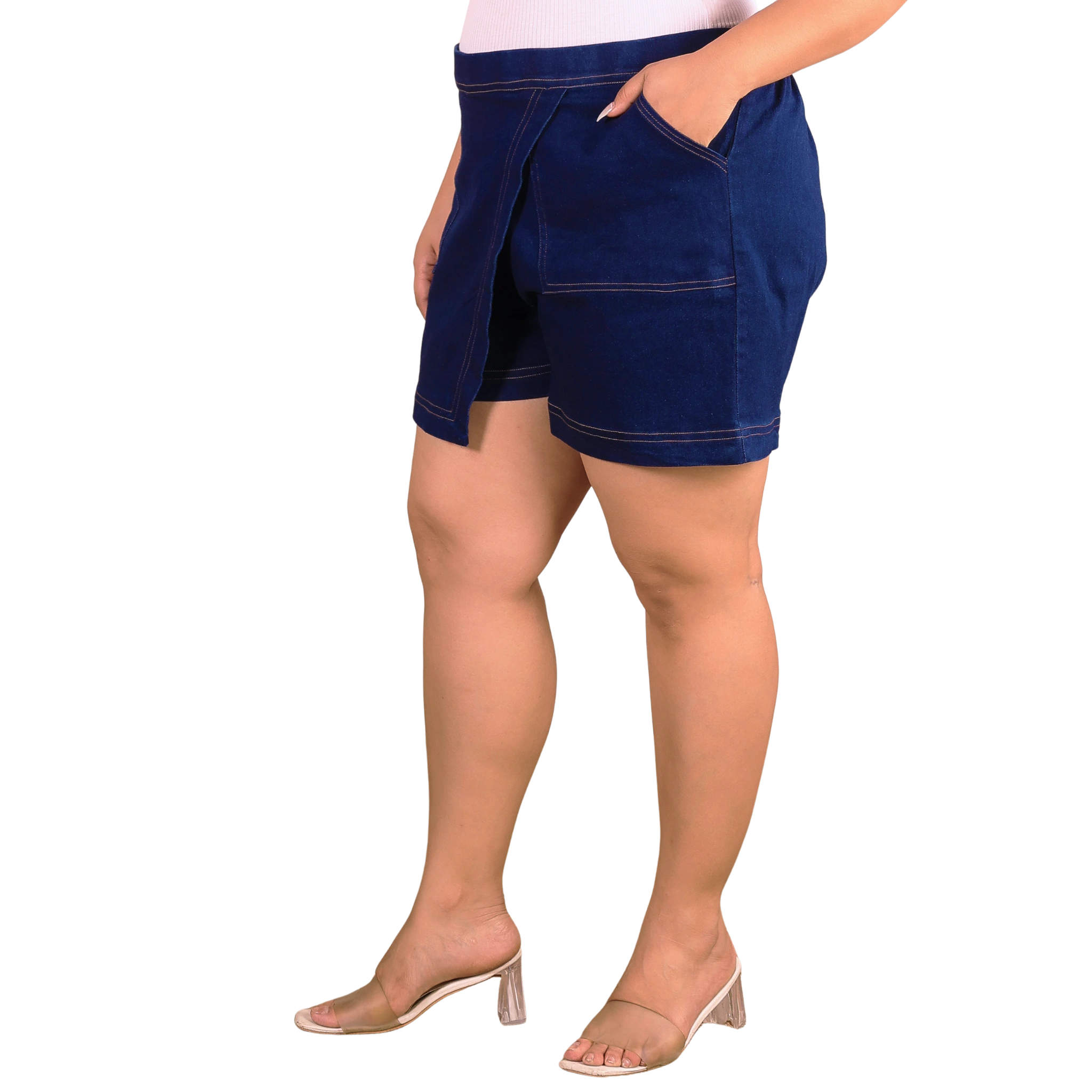 Denim Cotton Skorts