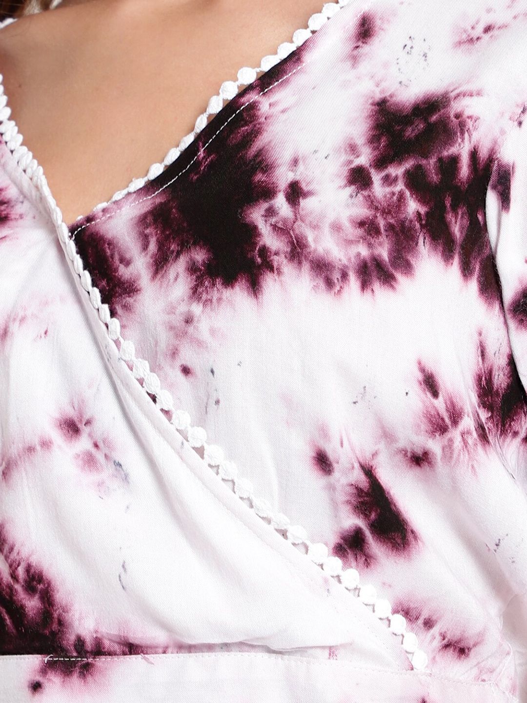 Purple Tie and Dye Top — view 2