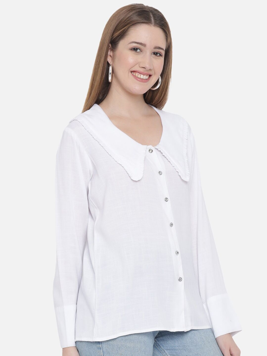 White Regular Shirt — view 9