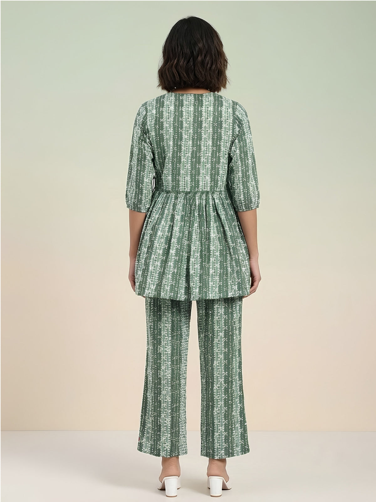 Green Hand Block Co-Ord Set