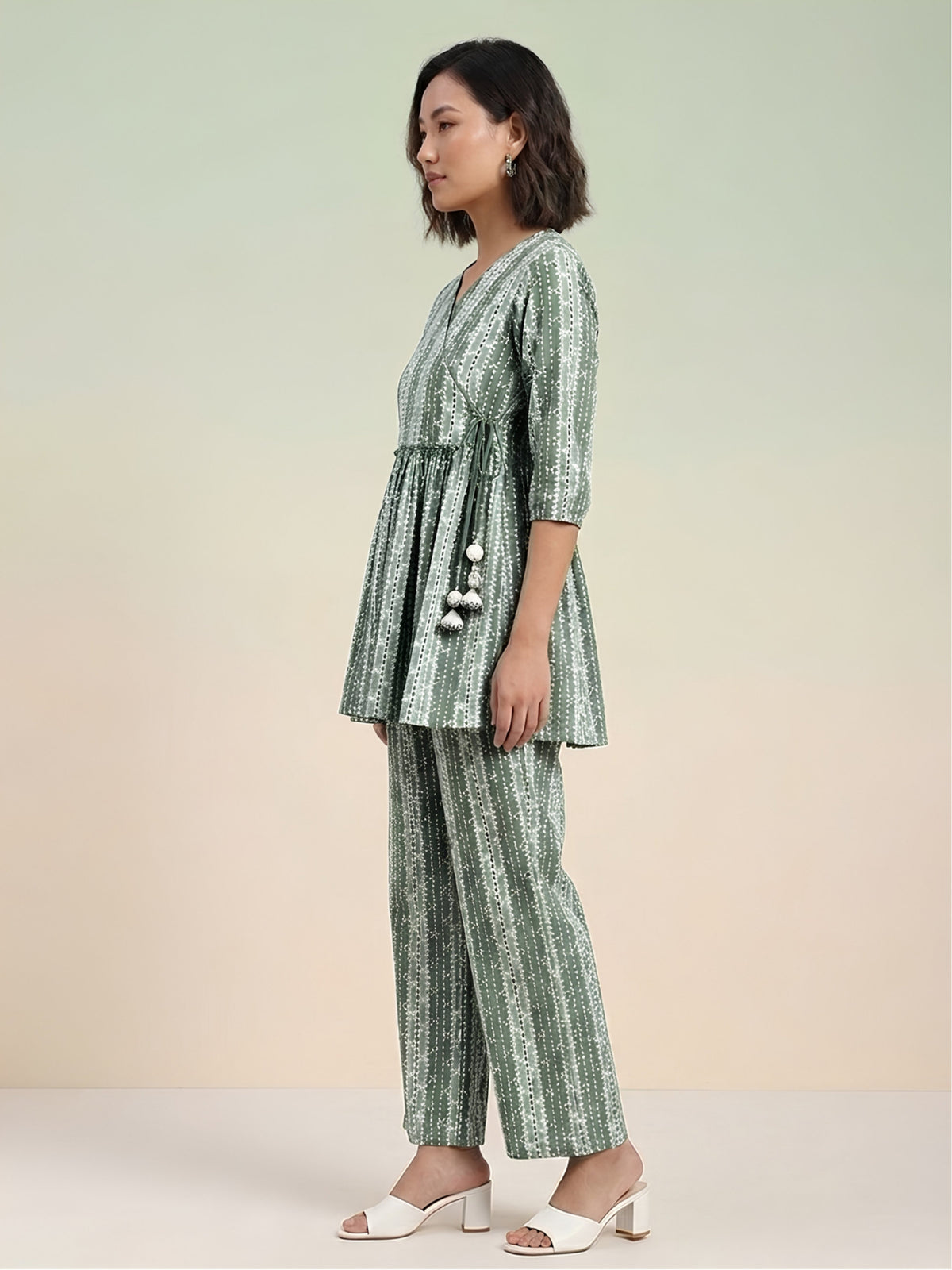Green Hand Block Co-Ord Set