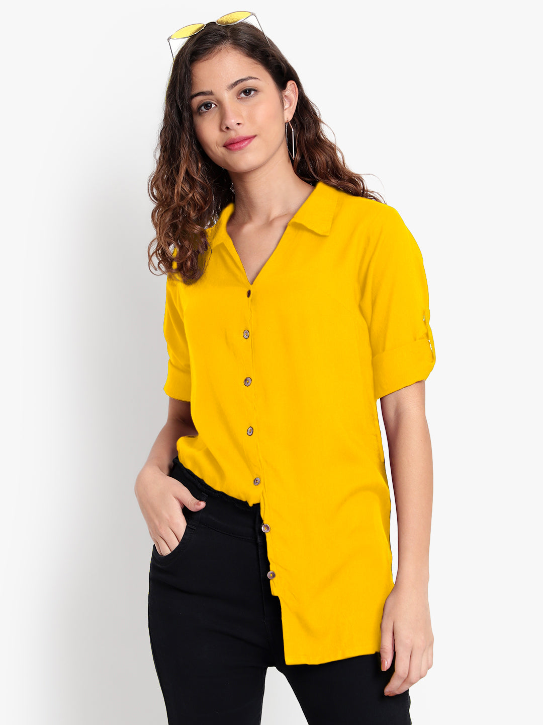 Yellow Longline Shirt