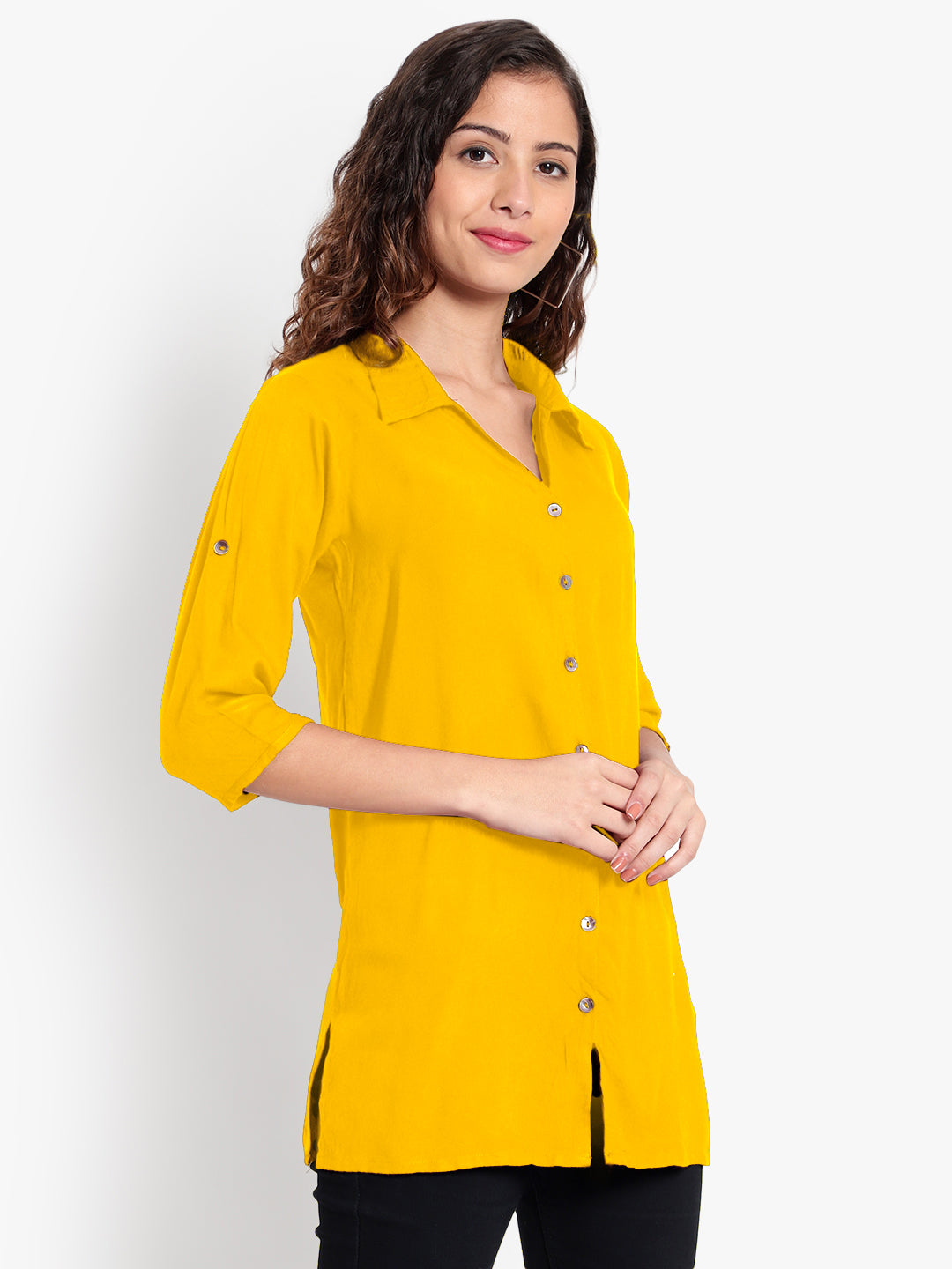 Yellow Longline Shirt