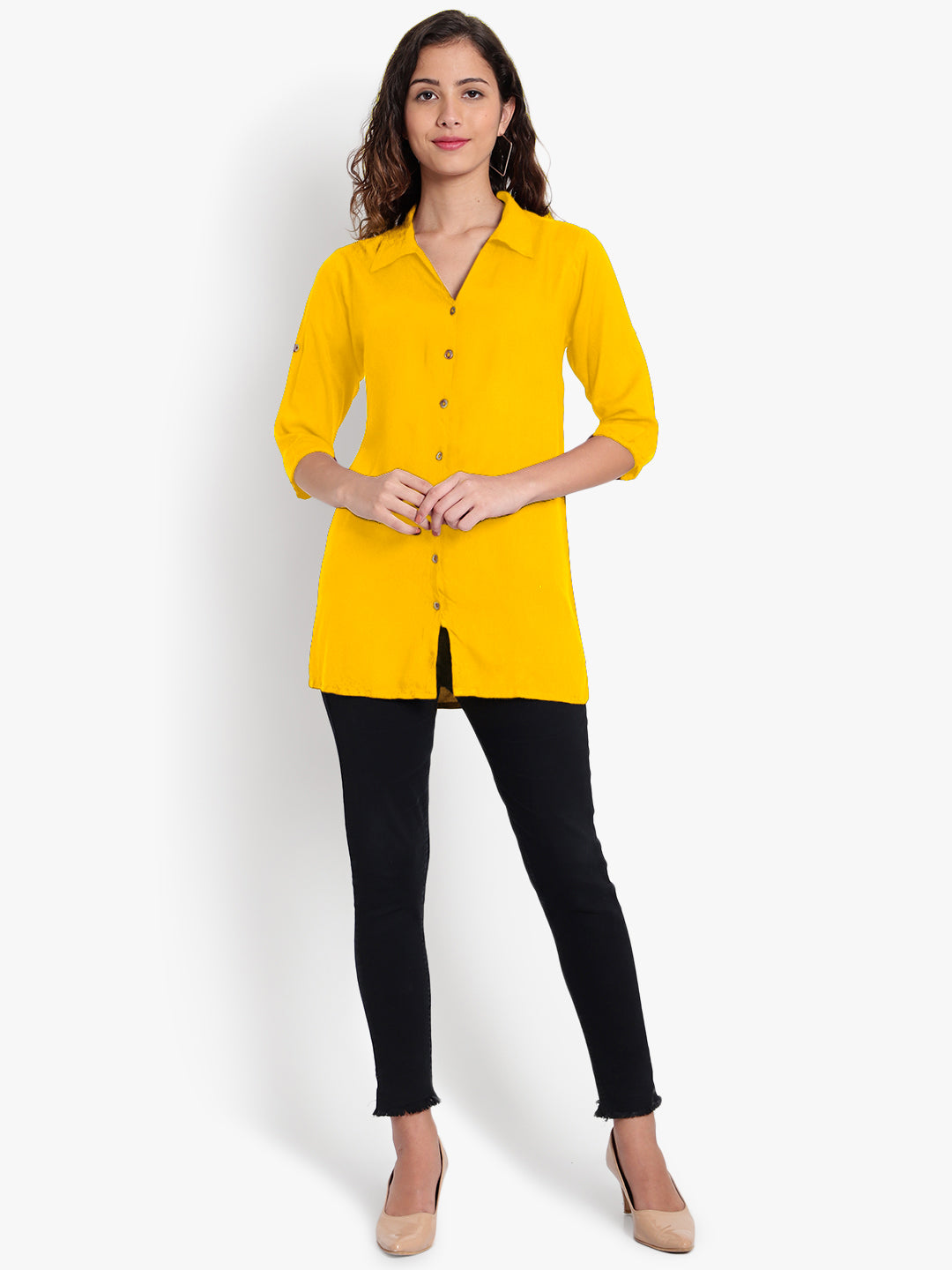 Yellow Longline Shirt