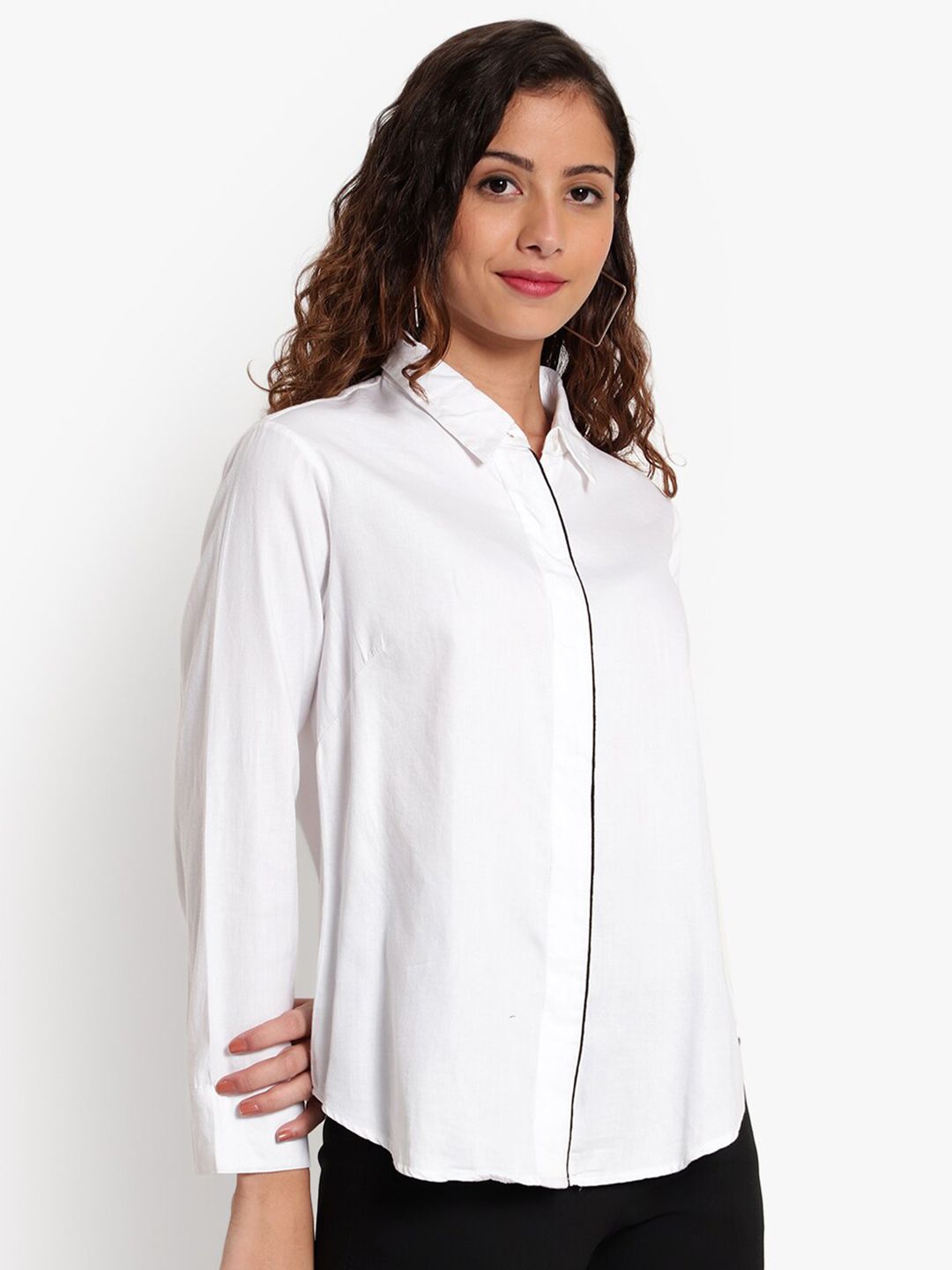 White Formal Shirt — view 3