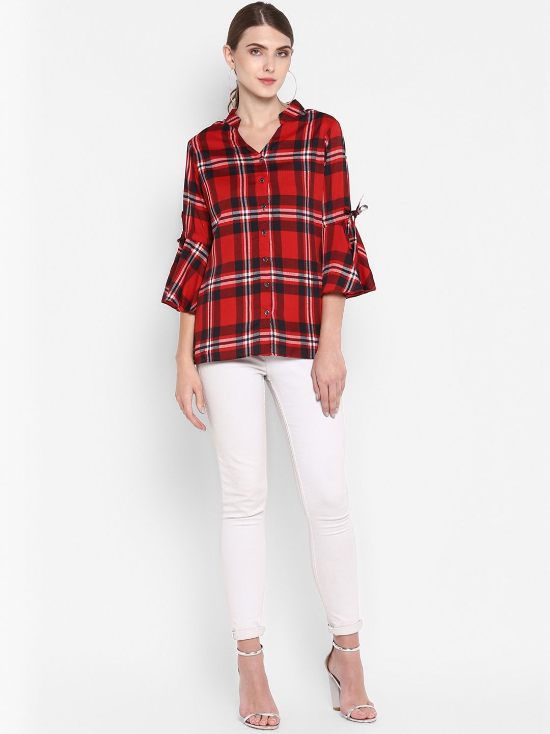 Red And Black Checkered Shirt — view 5