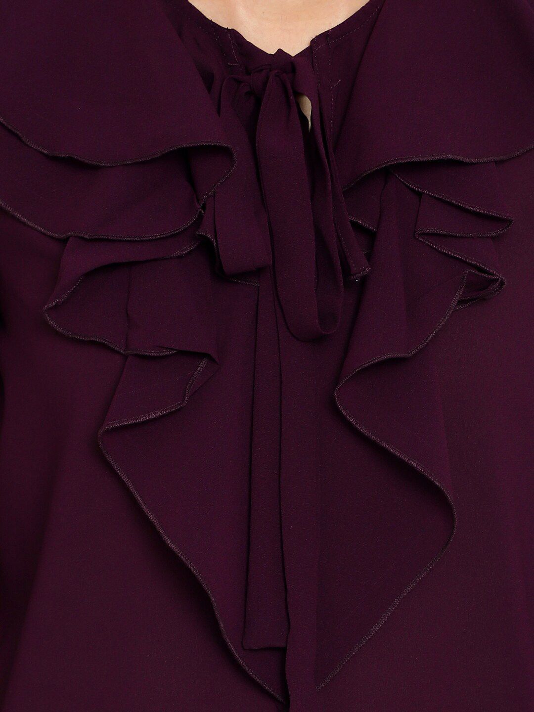 Purple Flared Top — view 2