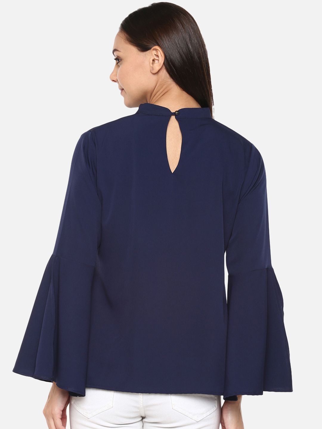 Blue Choker Top — view 4