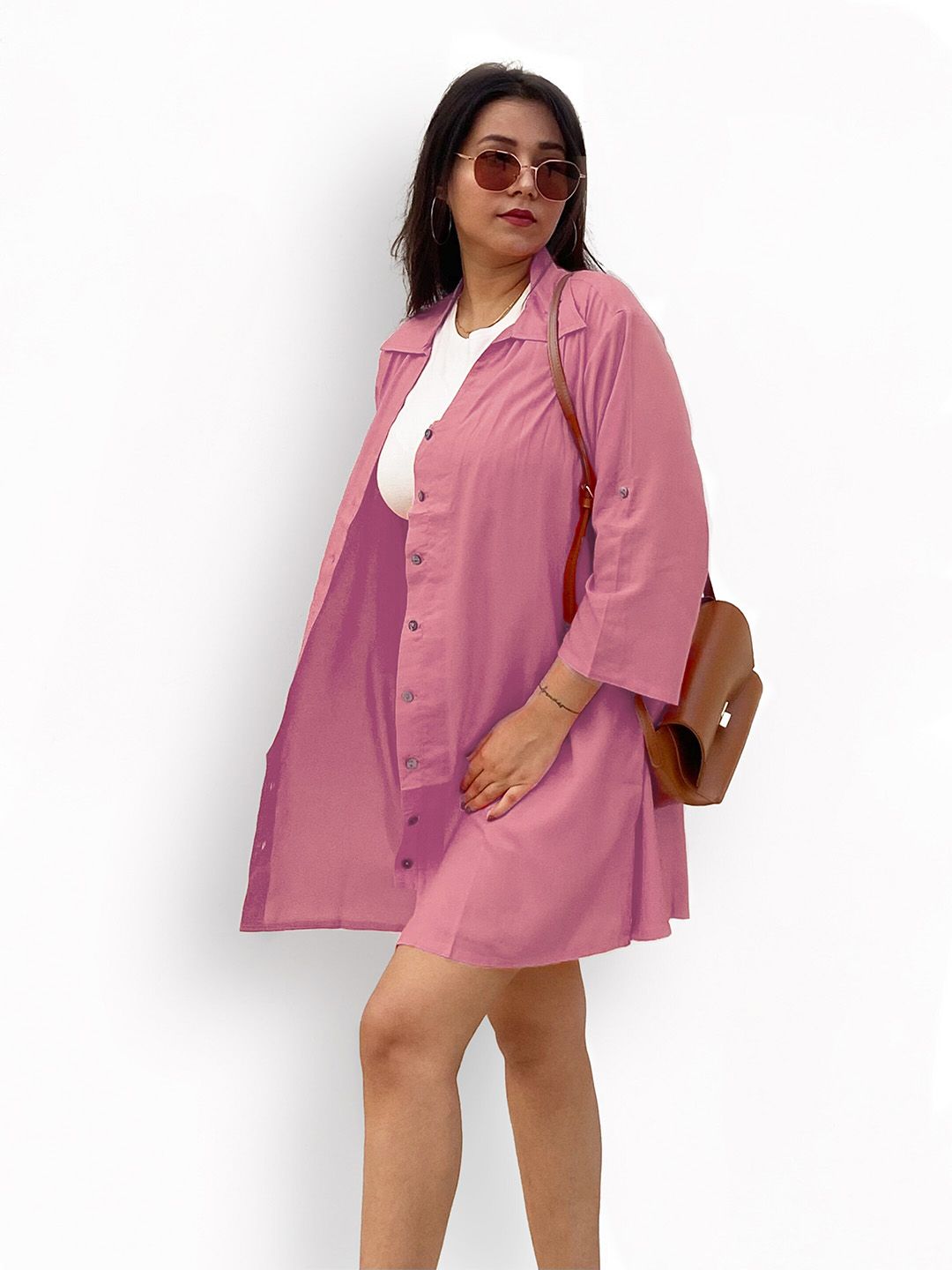 Pink Oversize Shirt — view 7