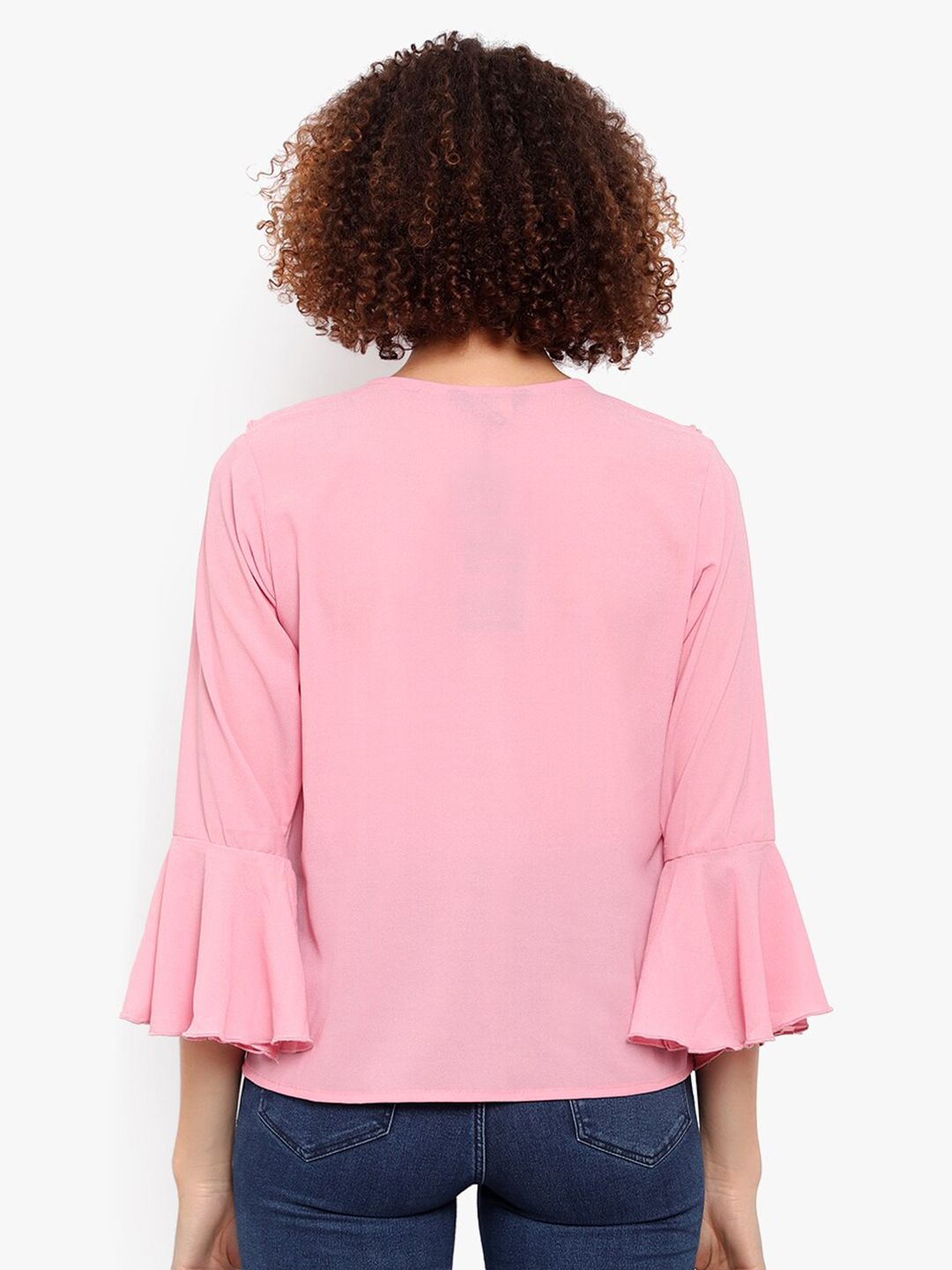 Pink Flared Top — view 8