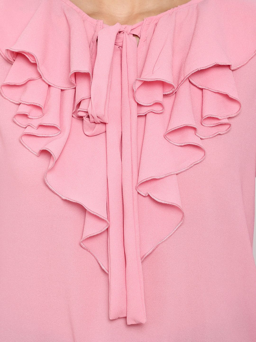 Pink Flared Top — view 2