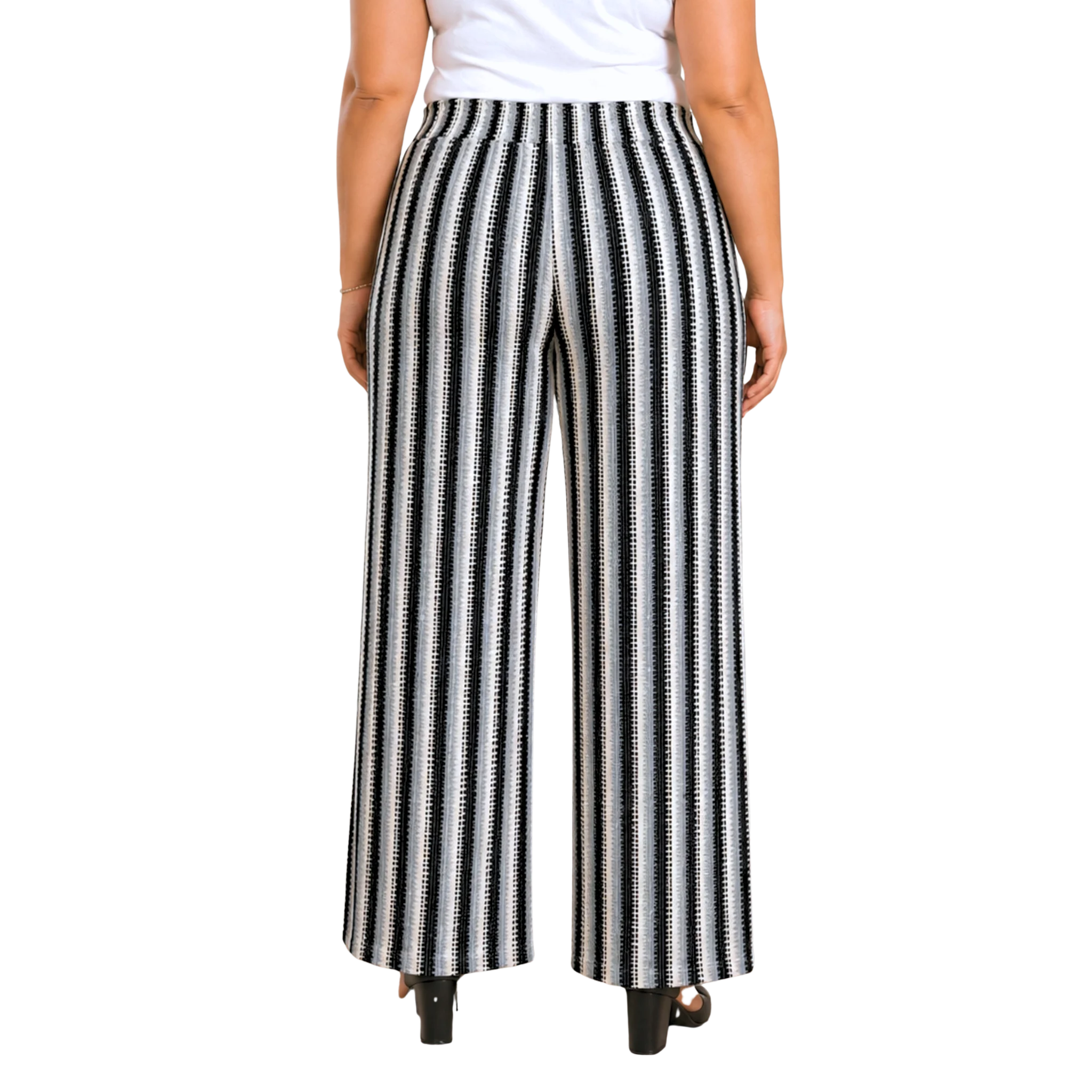 Blue and Black Crochet Trousers