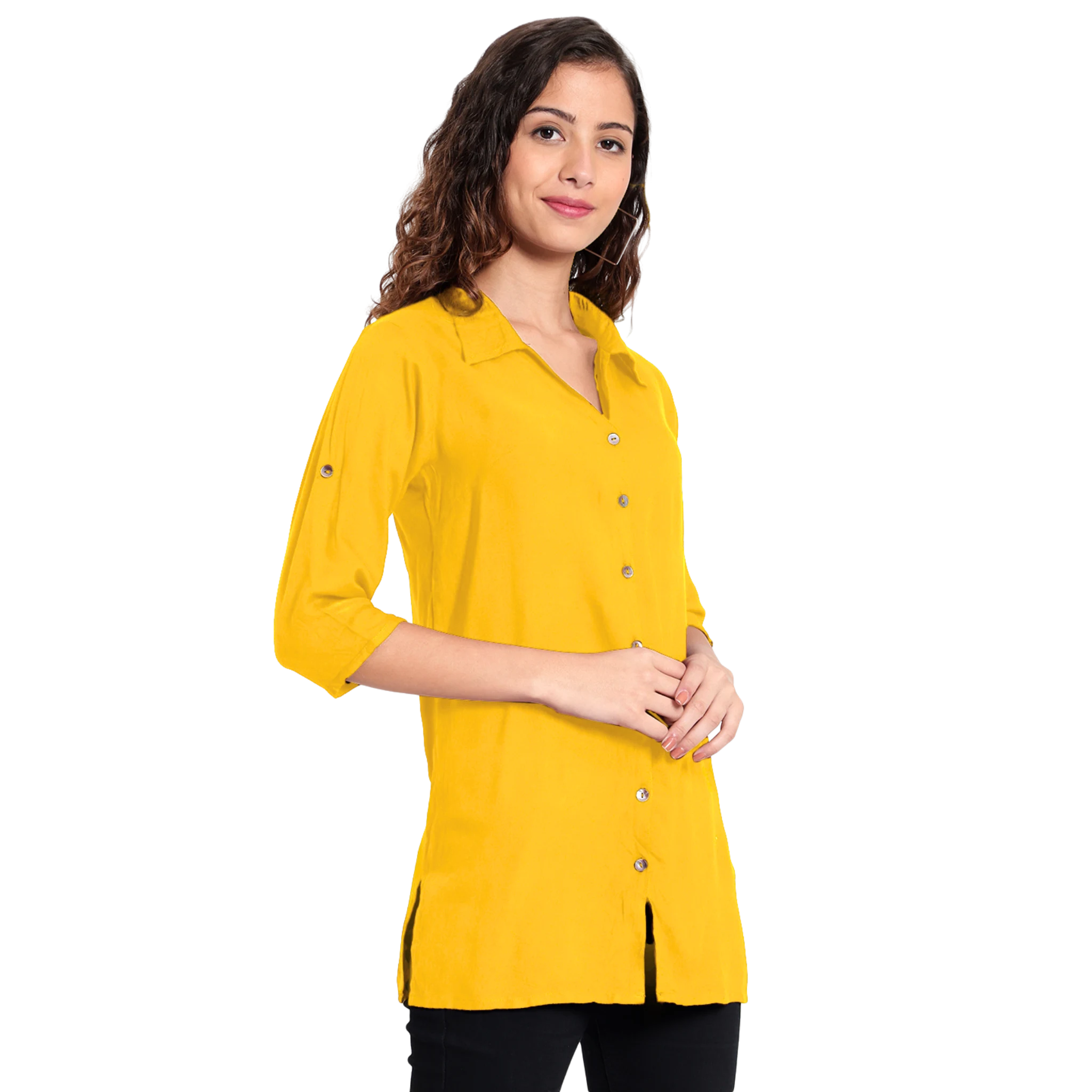 Yellow Longline Shirt
