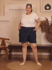 Denim Cotton Skorts — rampwalk