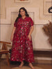 Red Floral Maxi Dress — rampwalk
