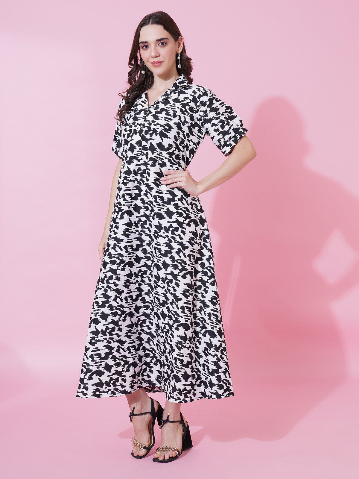 Black and White Maxi Dress