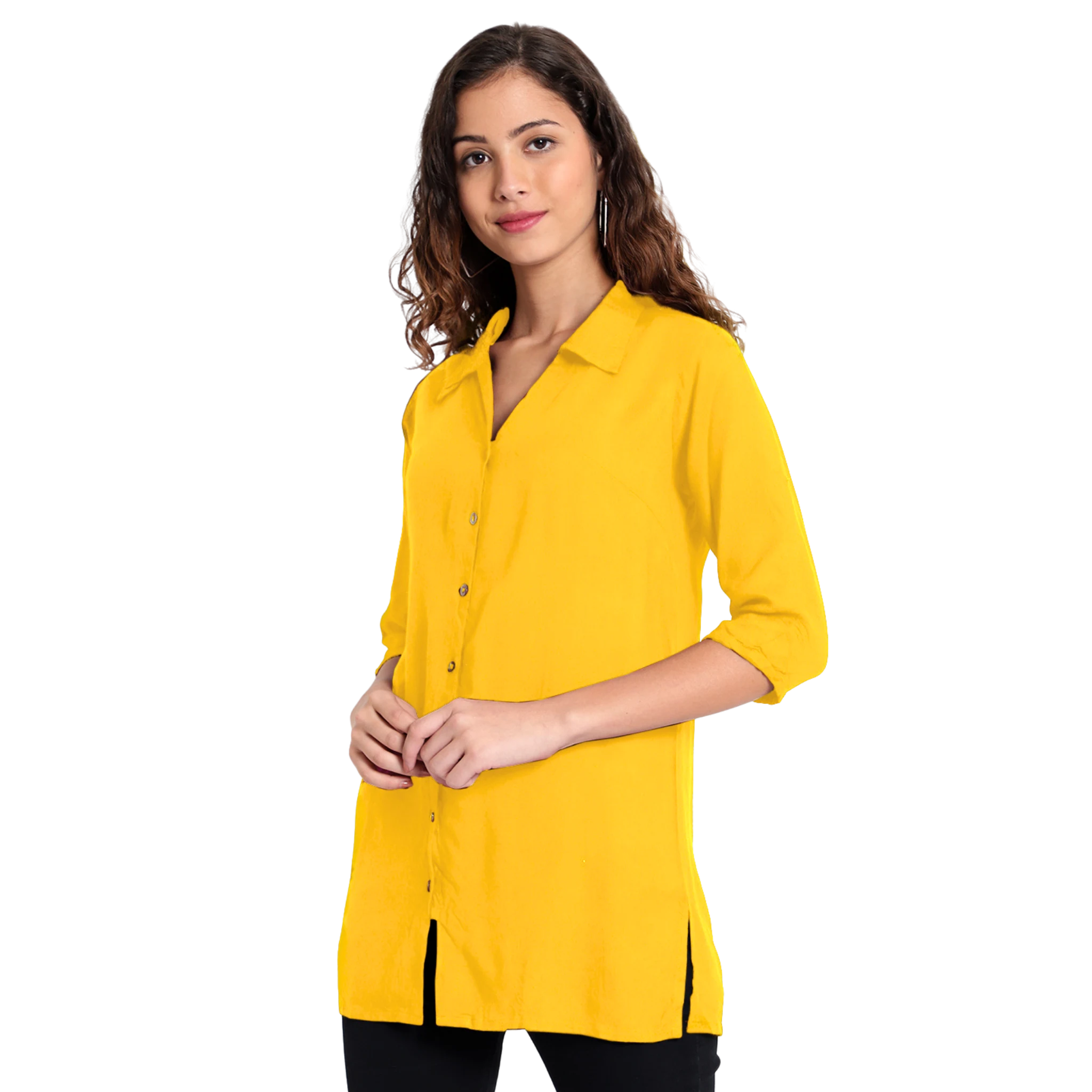 Yellow Longline Shirt