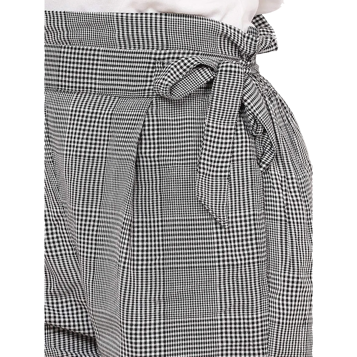 Black and White Checkered Plus Size Fit Shorts