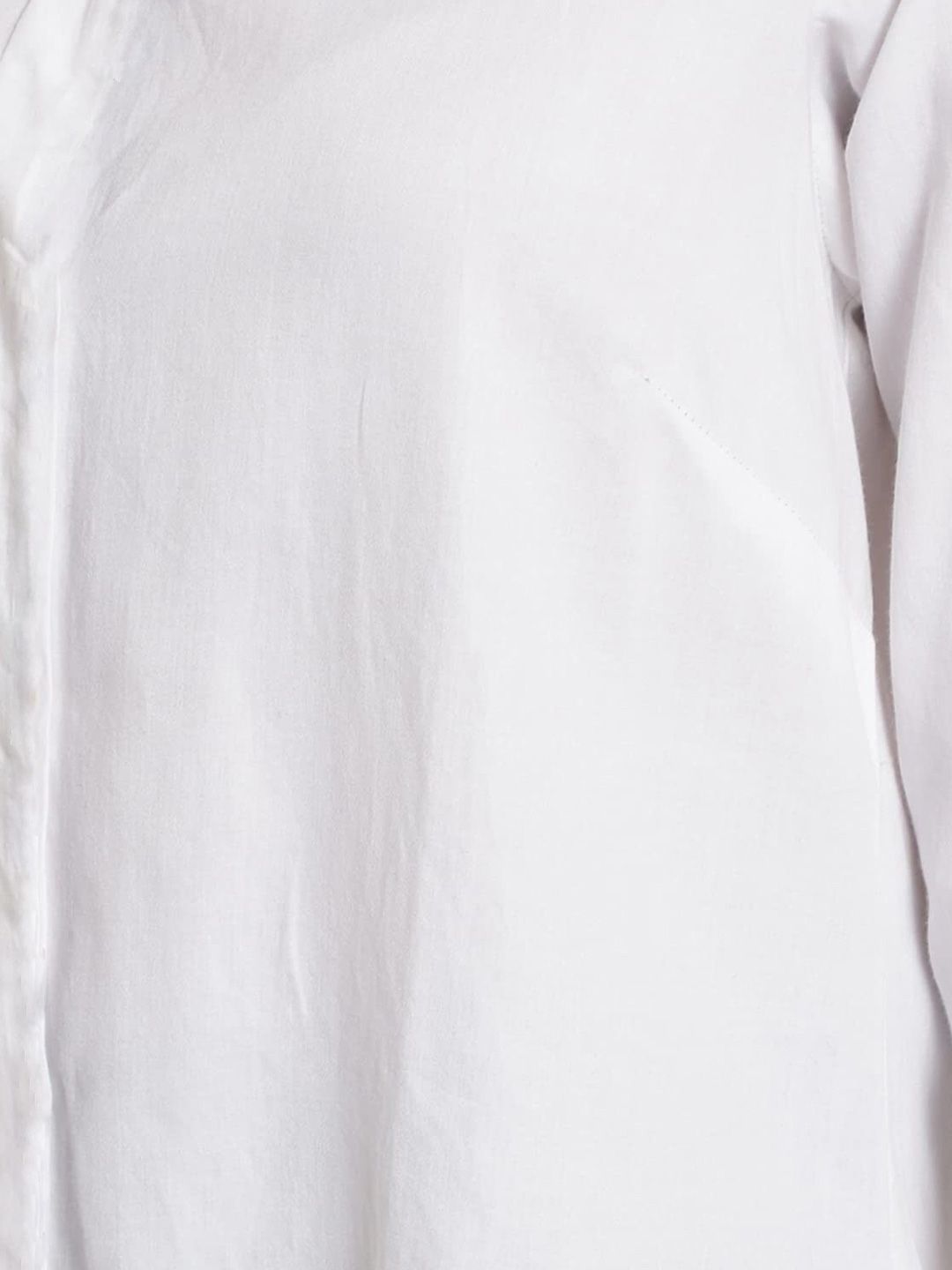 White Slim Fit Formal Shirt — view 8