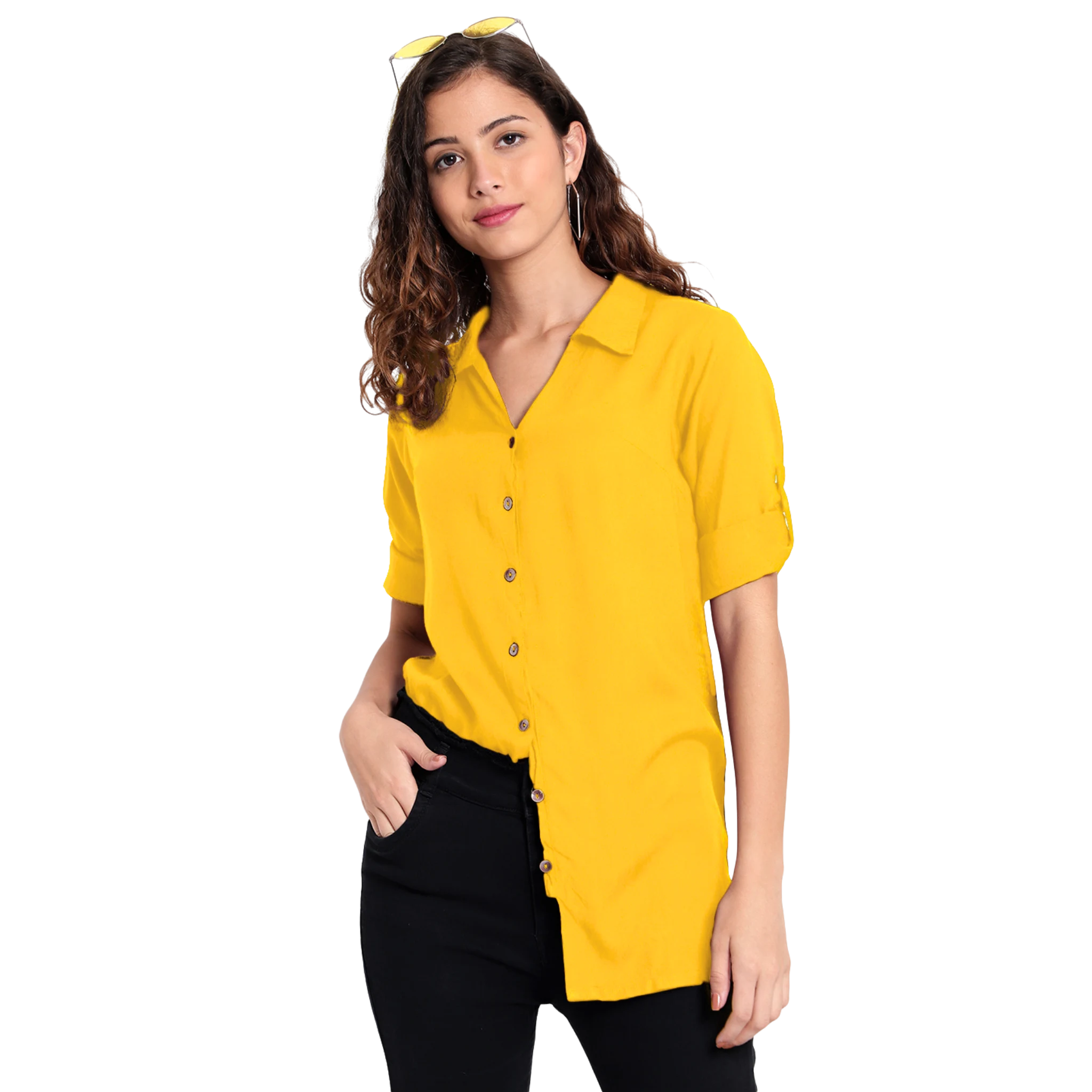 Yellow Longline Shirt