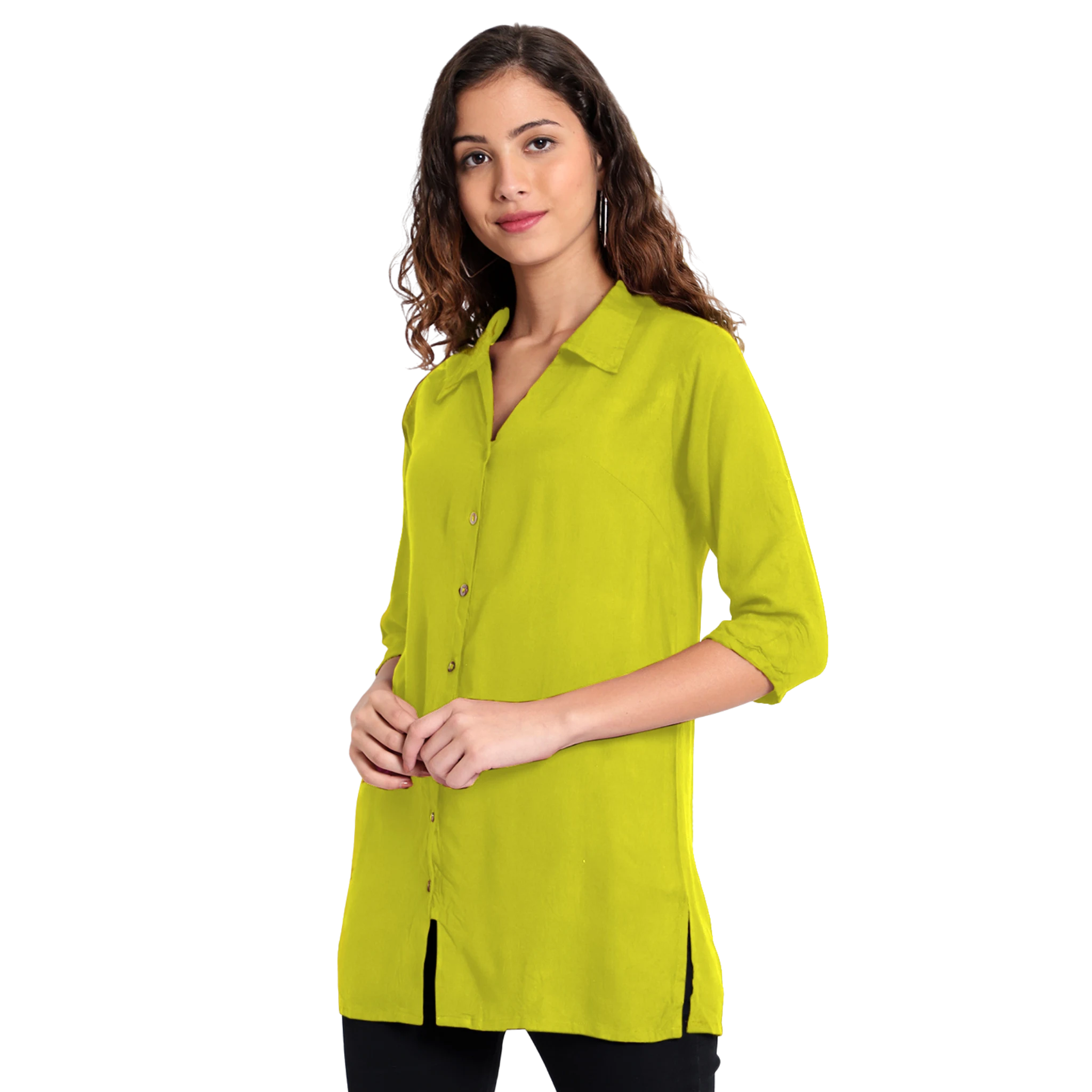 Light Green Longline Shirt