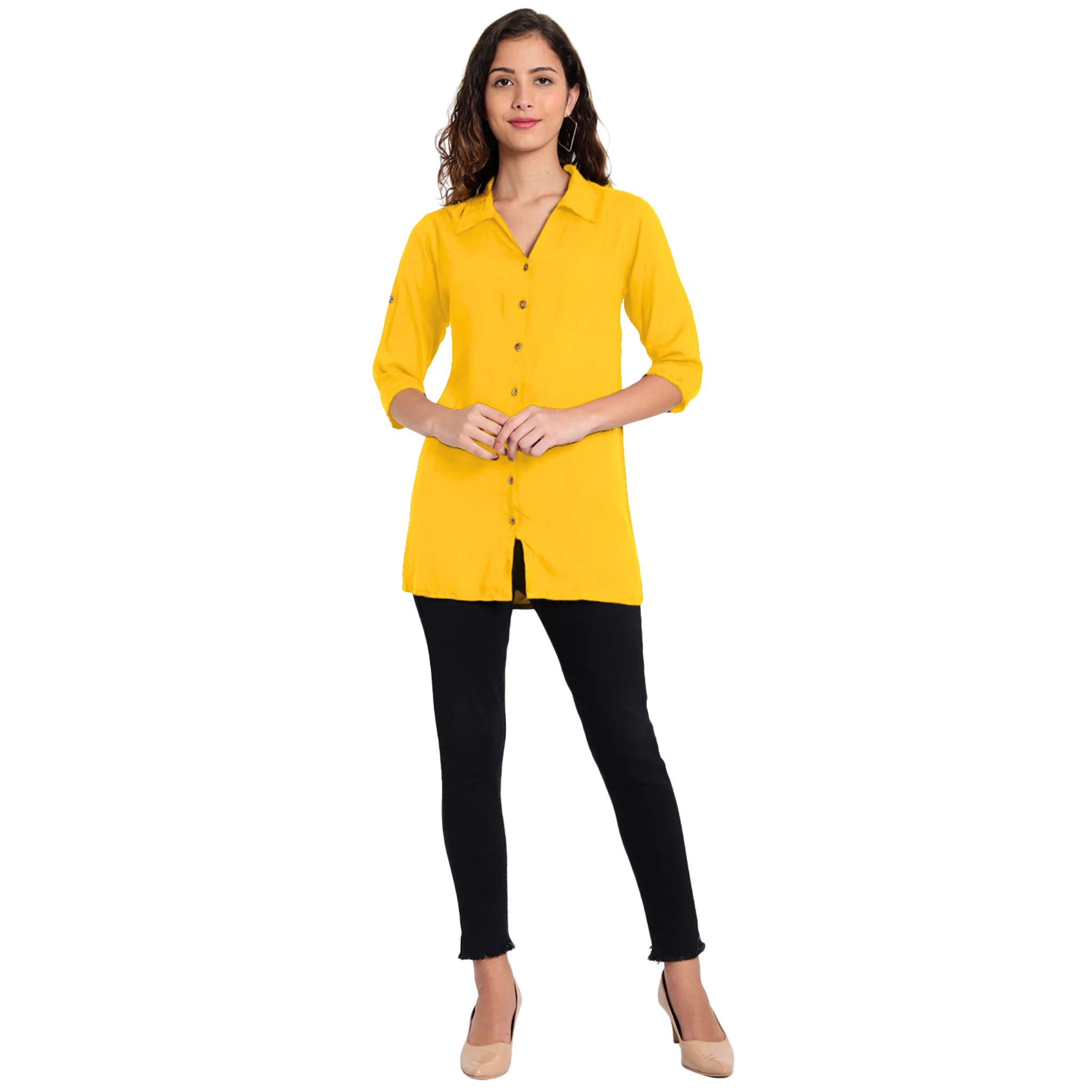 Yellow Longline Shirt